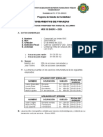 Finanzas comerciales: Ejercicios de contabilidad