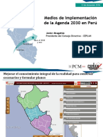 1. Medios de implementación de la Agenda 2030 en el Perú 13.12.16