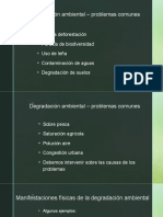 Degradación Problemas Comunes