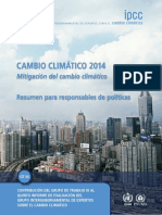 3.Cambio Climático 2014 – Mitigación del cambio climático