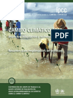 2.Cambio Climático 2014 – Impactos, adaptación y vulnerabilidad