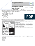 Atividade de Física sobre Movimento Circular