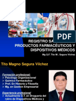 Registro Sanitario de Productos Farmacéuticos Y Dispositivos Médicos