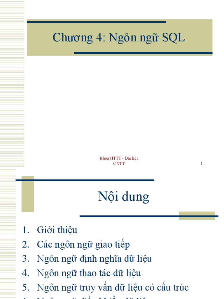 Buoi 6-7-8-9 - SQL | PDF