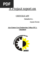 A Project Report On: Chitchat App