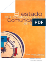 El Estado de La Investigación de La Comunicación en Bolivia