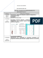 Plan de Acompañamiento 2 Grado