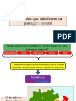 Fatores que influenciam a formação de paisagens naturais