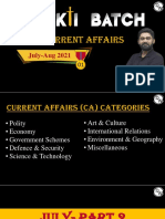 July-Aug Current Affairs - 2021 - Lecture Notes - NDA II Current Affairs II July-Aug 2021 II Shakti Batch (Asim Sir)