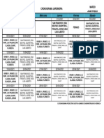 Cronograma de Actividades Por Seccion