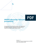 UNOPS - Esourcing - Vendor Guide - v1.7 - ES
