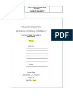 Proyecto - Tutoria IV - Estudiantes - Formato