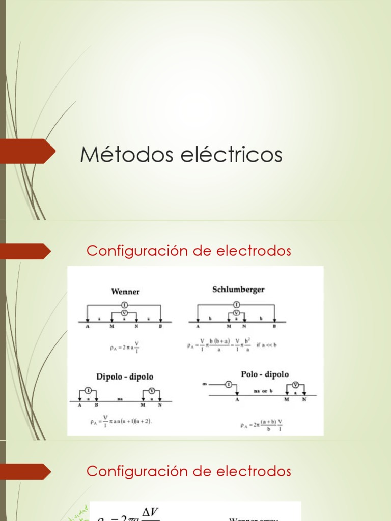 Métodos de Medición de Resistividad Eléctrica | PDF | Ciencia y matemáticas