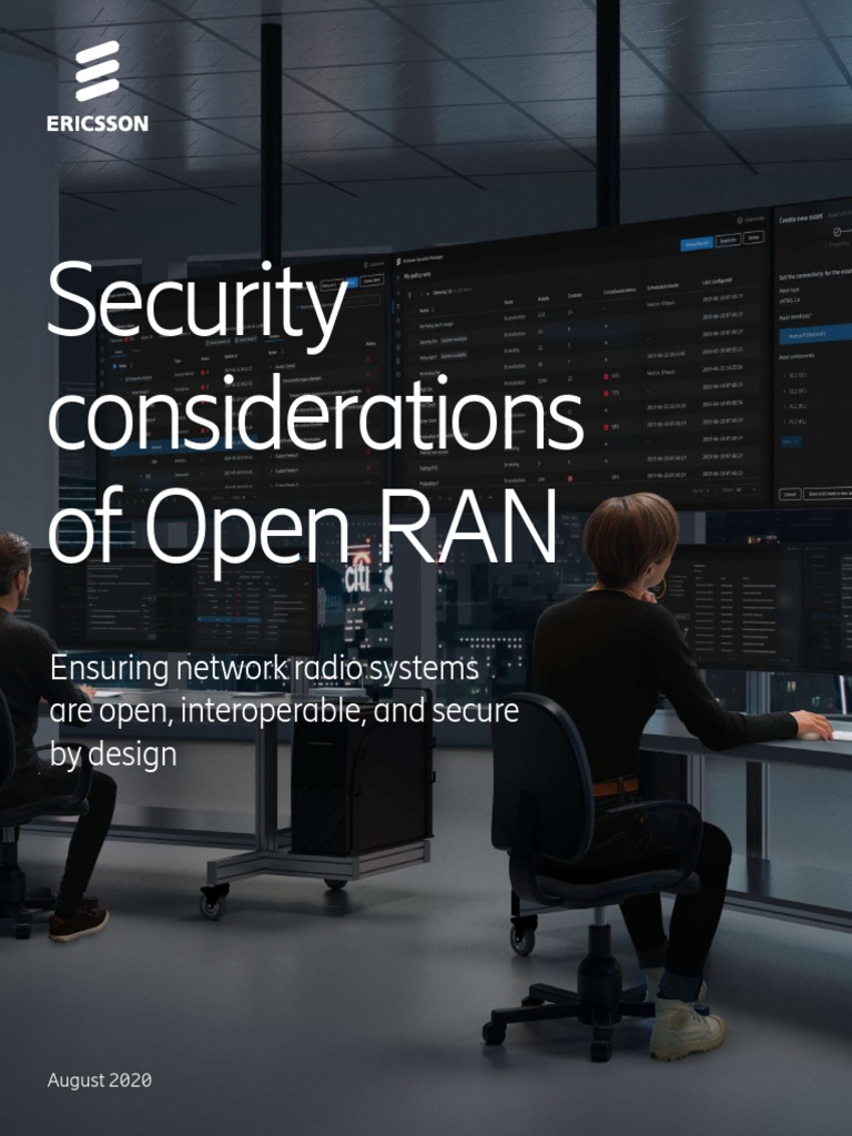 Security Considerations Open Ran | PDF | Vulnerability (Computing ...