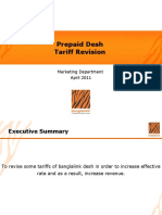 Pre-Paid Tariff Revision April 2011