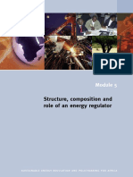 Structure, Composition and Role of An Energy Regulator