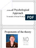 Social Psychological Approach: To Models of Social Work Practice
