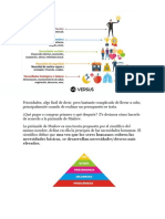 Pirámide Maslow presupuesto