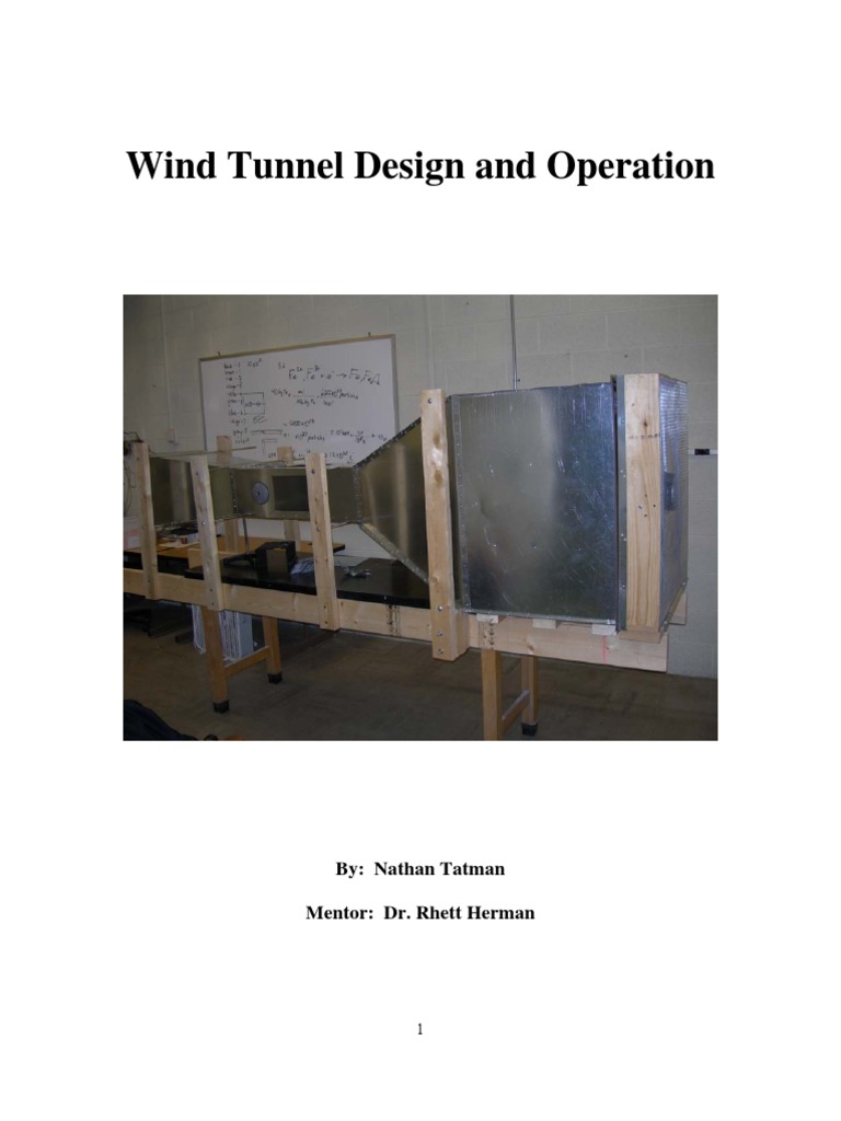 Wind Tunnel Design Fundamentals | PDF | Reynolds Number | Fluid Dynamics