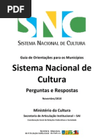 SNC - Guia de Orientação aos municípios