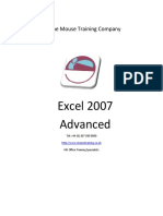 Excel 2007 Adv