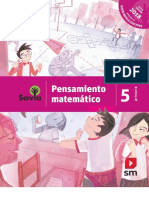Pensamiento Matematico 5 Quinto de Primaria Version Savia Sm Ediciones 2 PDF