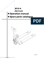 Operation Manual Spare Parts Catalogue: BFC6-7/BFC6-8 Scale Pallet Truck