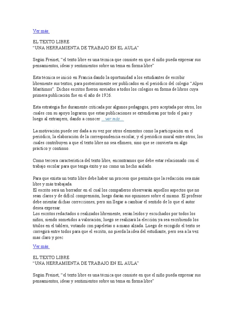 Texto Libre: Estrategia Educativa Efectiva | PDF | Cognición