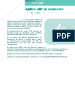 PDF FUERTAFIT - CARDIO HIIT GYM Nivel 1