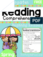 Kindergarten Comprehension