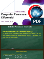 1.pertemuan 1 Pengantar Persamaan Diferensial