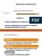 Prueba de Hipótesis y Correlaciones