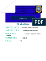 Estudiante Docente Semestre Ciclo: Trabajo-04