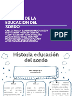 Historia educación sordos