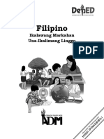 FILIPINO 8 Ikalawang Markahan Una Hangang Ikalimang Linggo 1 35