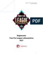 Reglamento Free Fire League 2021