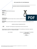 Declaración de Conformidad WCOHAA14 - Arnes Oct 16