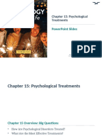 Chapter 15: Psychological Treatments: Powerpoint Slides