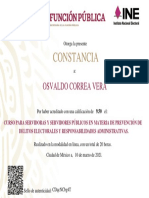 Materia de Prevencion de Delitos Electorales - Osvaldo - Correa - Vera