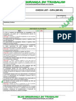 Modelo de Check List - CIPA (NR 5) - Blog Segurança Do Trabalho