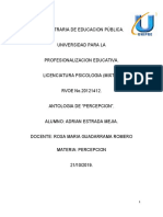 Percepción: procesos y capacidades sensoriales en