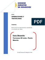 Caso Resuelto El Lobo. Punto Muerto