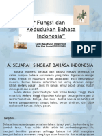 PPT Fungsi dan Kedudukan B.Indonesia (Kel.1)