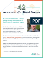 42 Factors that Impact Blood Glucose Levels