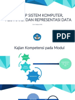 Konsep Sistem Komputer, Abstraksi Dan Representasi Data: Dr. H. Ruslan, M.PD