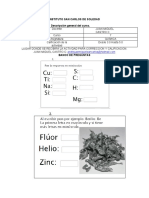 Grado 7 Química Banco de Preguntas