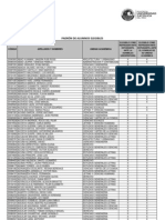 Padron de Alumnos Elegibles 2011