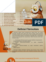 Mekanisme Fibrinolisi - Teori Hematologi