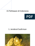 15 Pahlawan Di Indonesia