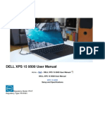 DELL XPS 15 9500 User Manual